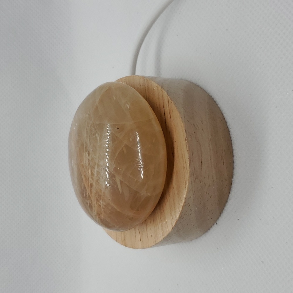 2" Peach Moonstone Palmstone